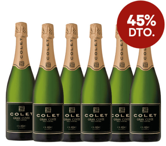 COLET Grand Cuvée Brut Nature Reserva 2014 75cl pack de 6 ampolles