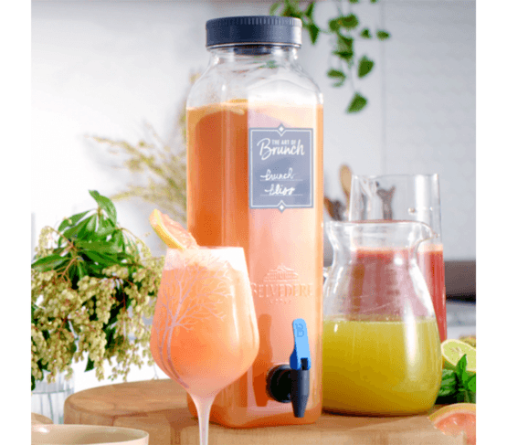 Belvedere Pure Vodka 70cl i Gerra Brunch