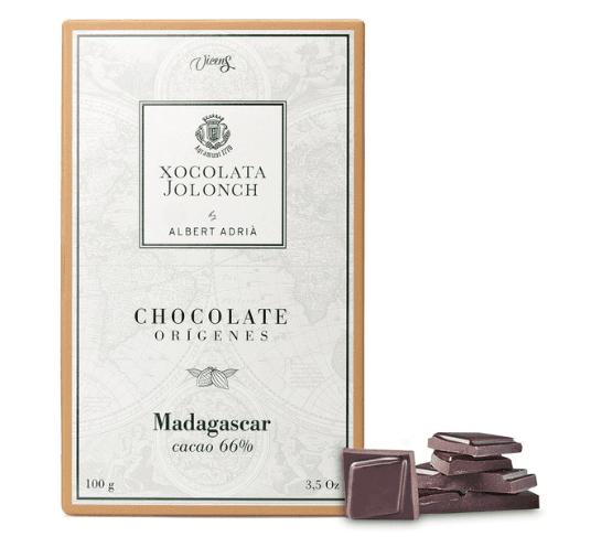 XOCOLATA JOLONCH by ALBERT ADRIÀ Xocolata Negra amb 66% de Cacau Orígens Madagascar 100g